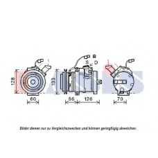 852601N AKS DASIS Компрессор, кондиционер