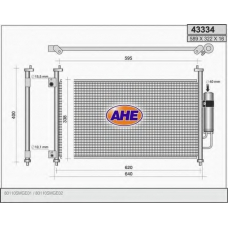 43334 AHE Конденсатор, кондиционер