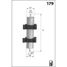 ELG5361 MECAFILTER Топливный фильтр