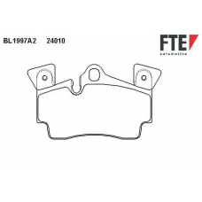 BL1997A2 FTE Комплект тормозных колодок, дисковый тормоз