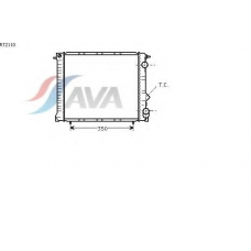 RT2110 AVA Радиатор, охлаждение двигателя