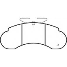 BPA0142.20 OPEN PARTS Комплект тормозных колодок, дисковый тормоз