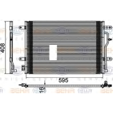 8FC 351 309-471 HELLA Конденсатор, кондиционер