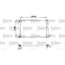 730961 VALEO Радиатор, охлаждение двигателя