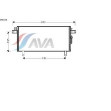 DN5268 AVA Конденсатор, кондиционер