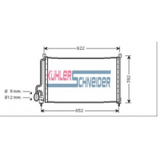 0626301 KUHLER SCHNEIDER Конденсатор, кондиционер