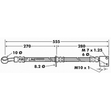 FBH7444 FIRST LINE Тормозной шланг