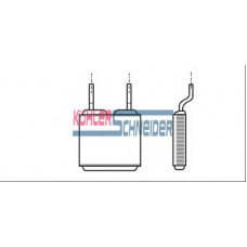 0690401 KUHLER SCHNEIDER Теплообменник, отопление салона