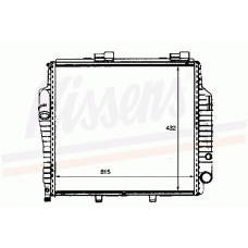 62616 NISSENS Радиатор, охлаждение двигателя