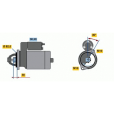 0 986 014 660 BOSCH Стартер