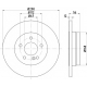 8DD 355 105-951<br />HELLA PAGID