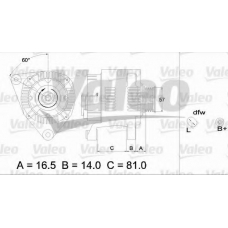 437348 VALEO Генератор