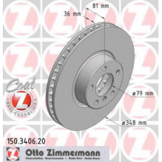 150.3406.20 ZIMMERMANN Тормозной диск