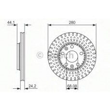 0 986 479 777 BOSCH Тормозной диск