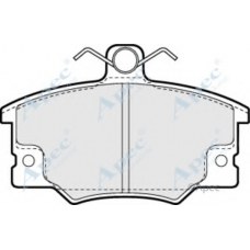 PAD711 APEC Комплект тормозных колодок, дисковый тормоз