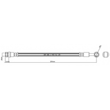 VBH886 MOTAQUIP Тормозной шланг