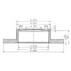 BSF4363 QUINTON HAZELL Тормозной диск