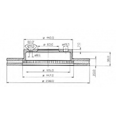 BDC3244 QUINTON HAZELL Тормозной диск