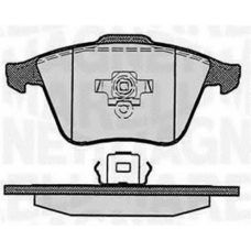 363916060611 MAGNETI MARELLI Комплект тормозных колодок, дисковый тормоз