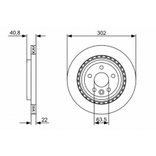 0 986 479 398 BOSCH Тормозной диск