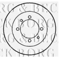BBD5731S BORG & BECK Тормозной диск