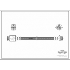 19032439 CORTECO Тормозной шланг