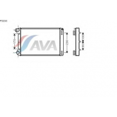 FT2210 AVA Радиатор, охлаждение двигателя