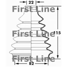 FCB2381 FIRST LINE Пыльник, приводной вал