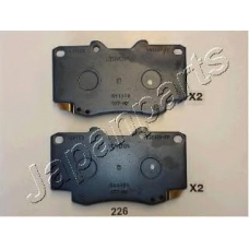 PA-226AF JAPANPARTS Комплект тормозных колодок, дисковый тормоз