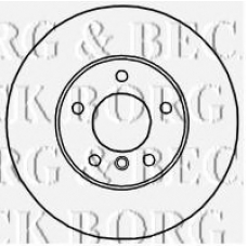 BBD4810 BORG & BECK Тормозной диск