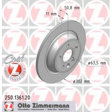 250.1361.20 ZIMMERMANN Тормозной диск