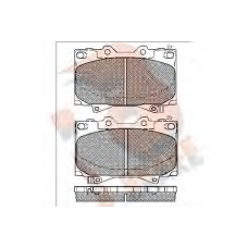 RB1723 R BRAKE Комплект тормозных колодок, дисковый тормоз