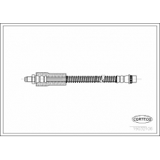 19032106 CORTECO Тормозной шланг