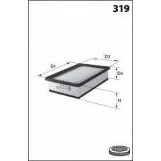 ELP9221 MECAFILTER Воздушный фильтр