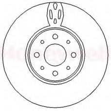 562295B BENDIX Тормозной диск