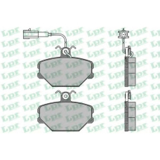 05P102 LPR Комплект тормозных колодок, дисковый тормоз