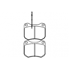 20455 190  0 5 T4005 TEXTAR Колодки тормозные