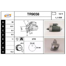 TR9038 SNRA Стартер