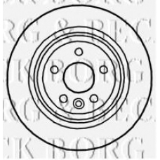 BBD4759 BORG & BECK Тормозной диск