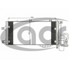 300590 ACR Конденсатор, кондиционер
