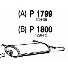 P1799 FENNO Глушитель выхлопных газов конечный