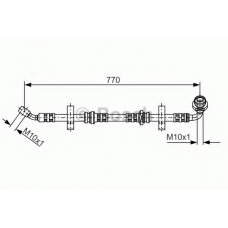 1 987 481 071 BOSCH Тормозной шланг