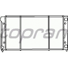 103 445 TOPRAN Радиатор, охлаждение двигателя