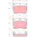 GDB3239 TRW Комплект тормозных колодок, дисковый тормоз
