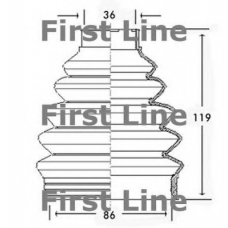 FCB2280 FIRST LINE Пыльник, приводной вал