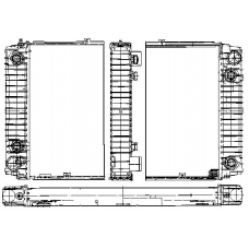 2108055 BEHR Radiator