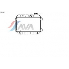 TO2008 AVA Радиатор, охлаждение двигателя