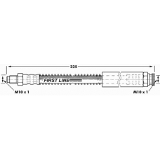 FBH7310 FIRST LINE Тормозной шланг