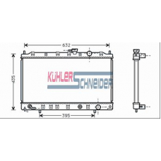 0500461 KUHLER SCHNEIDER Радиатор, охлаждение двигател