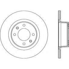 BDR1931.10 OPEN PARTS Тормозной диск